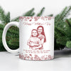 Custom Photo Pencil Sketch Happy Mother's Day To Mom Personalized Print Full Mug HA75 920782