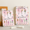 Personalized First Mom Now Grandma Birth Flower Bouquet Building Brick Blocks Mother's Day Gift HA75 920636