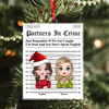 Partners In Crime Besties Acrylic Ornament Personalized Christmas Gift For Besties HO82 894728