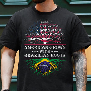 Grows With Roots Latin America Flag Dark Shirt TH10 892007