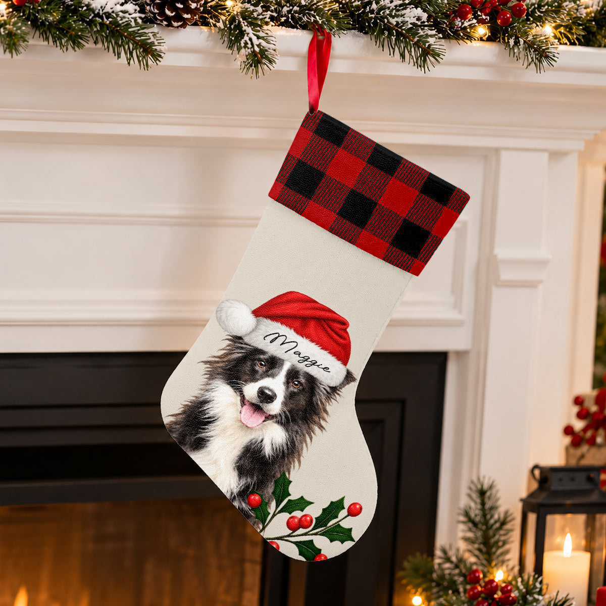 Personalized Dog Cat Photo Christmas Stocking Gift for Dog Cat Lovers HO82 903892