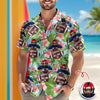 Personalized American Football With Tropical Pattern Hawaiian Shirt HO82 901176