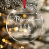 Personalized Our First Christmas As Acrylic Ornament Couple Christmas Gift LM32 670007
