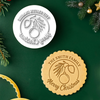 Custom Family Name Merry Christmas Cookie Stamp Unique Christmas Gift LM32 670523