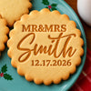 Personalized Custom Name Mr&Mrs Cookie Stamp TH10 171519