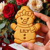 Personalized Name Snowman Family Cookie Stamp, Holiday Baker Gift HO82 904132
