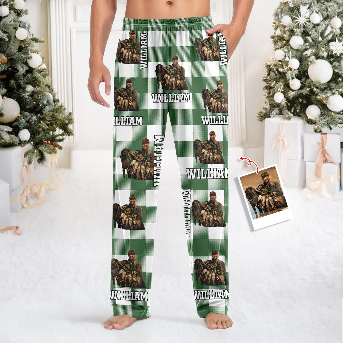 Custom Photo Duck Hunting Sweatpants Christmas Gift For Duck Hunters HA75 898264