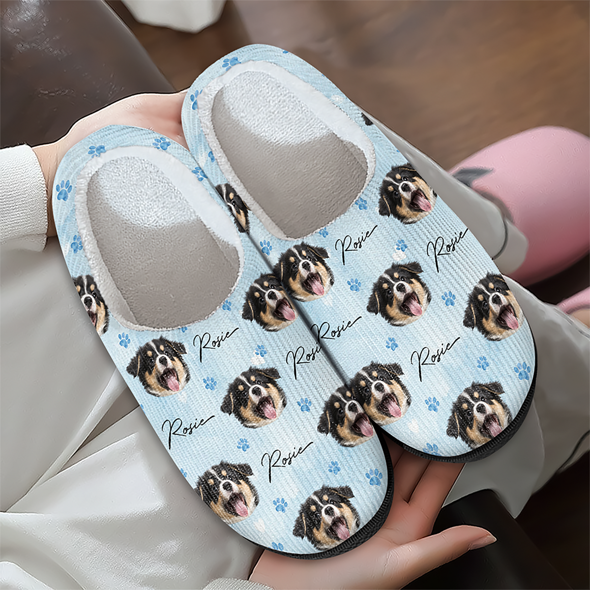 Custom Face Pet Slippers Gift For Dog Cat Lovers HA75 919576
