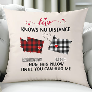 Love Knows No Distance Couple Pillow TH10 892343