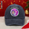 Charlie Kirk - Live Free Or Die Washed Denim Baseball Cap HO82 65792