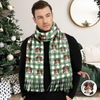 Custom Photo Name Dog Cat Men And Women's Wool Scarf Christmas Gift For Pet Lovers LM32 897477
