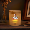 Custom Photo You Will Remain In Our Hearts Forever Memorial Glass Jar With LED Candle HO82 893824