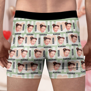 Custom Photo Men's Boxer Gift For Him, Valentine, Anniversary TH10 898211