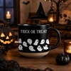 Personalized Trick Or Treat Ghost Pottery Mug Halloween Gift LM32 669567