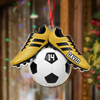 Personalized Soccer Acrylic Ornament, Christmas Tree Decoration for Soccer Players and Fans HA75 919380