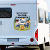 Personalized Welcome To Our Campsite RV Decal Sticker For Camper TH10 170349