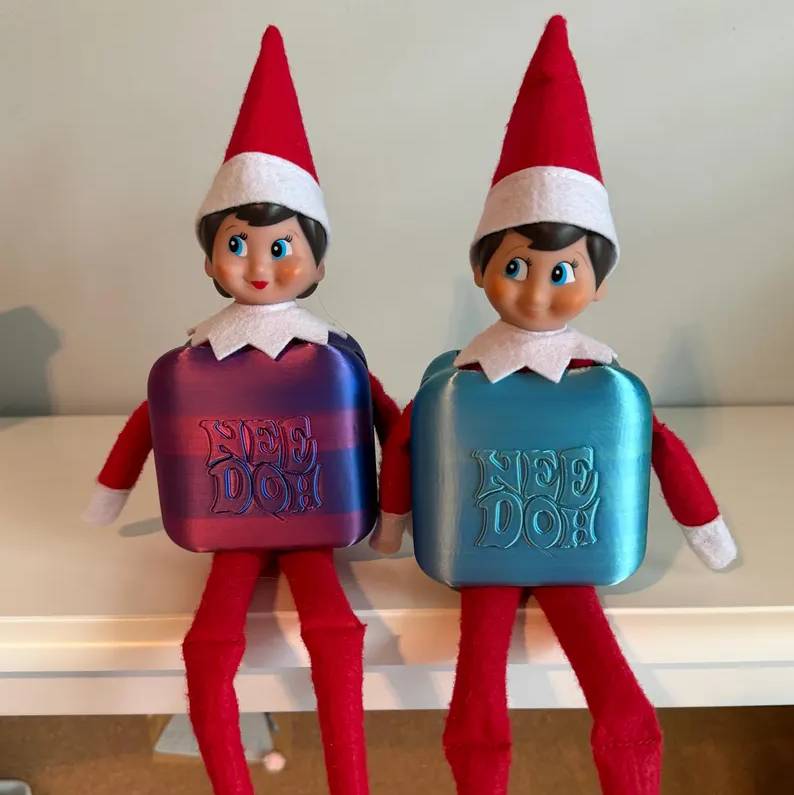 Holiday Elf Needoh Cube Squishy Inspired Costume, Christmas Elf Accessory HO82 904018