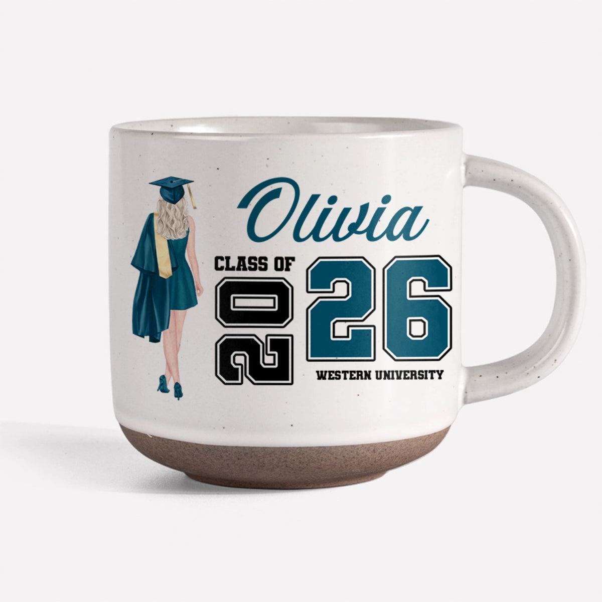 Personalized Graduation Girl Class Of 2026 Pottery Mug TH10 169167