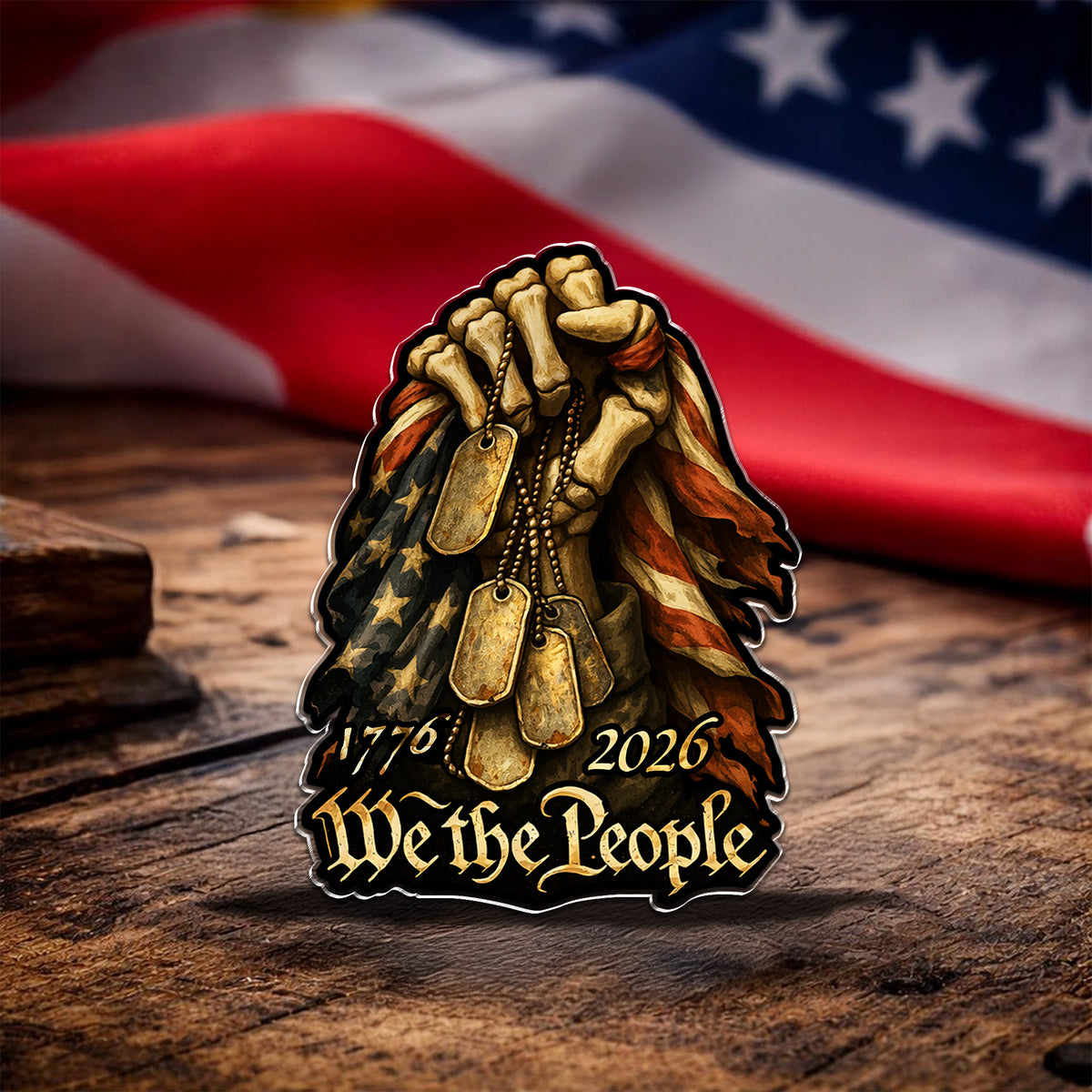 We The People 1776-2026 Acrylic Pin HA75 920946