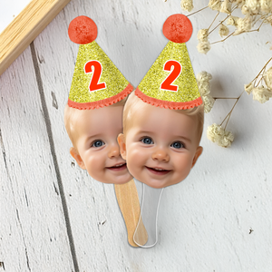 Custom Face Photo Fans Personalised Birthday Gift Party Decor HA75 892054