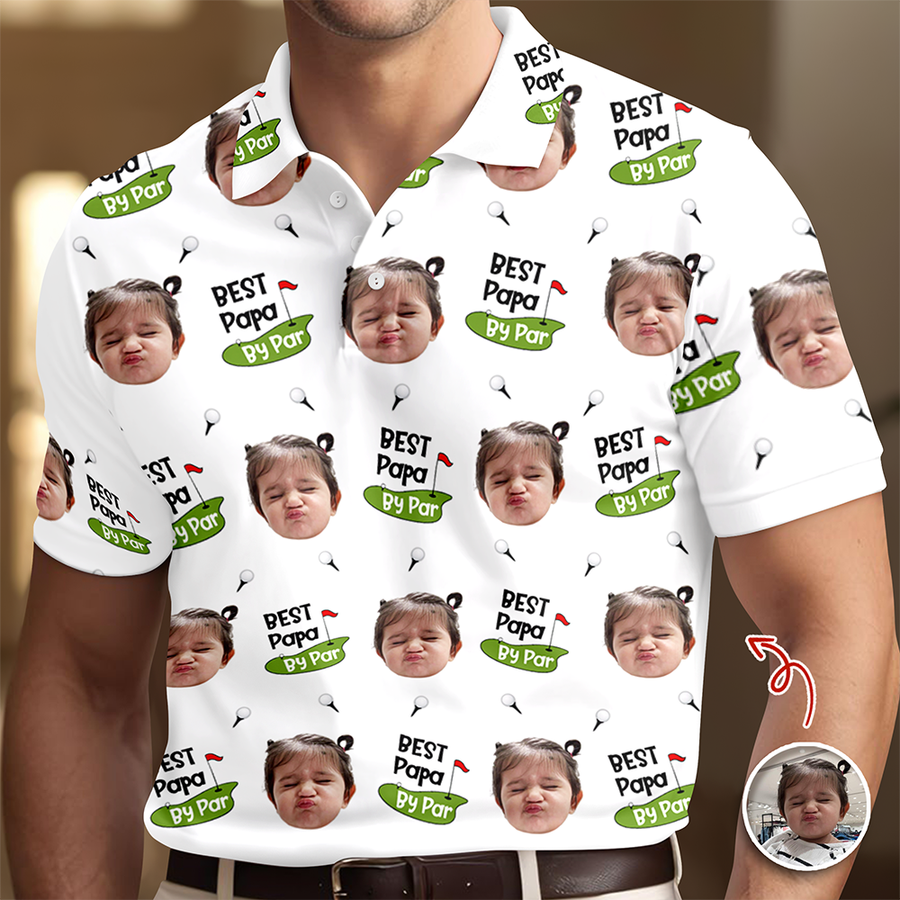 Personalized Best Dad By Par Funny Polo Shirt Gift for Dad CH07 911428