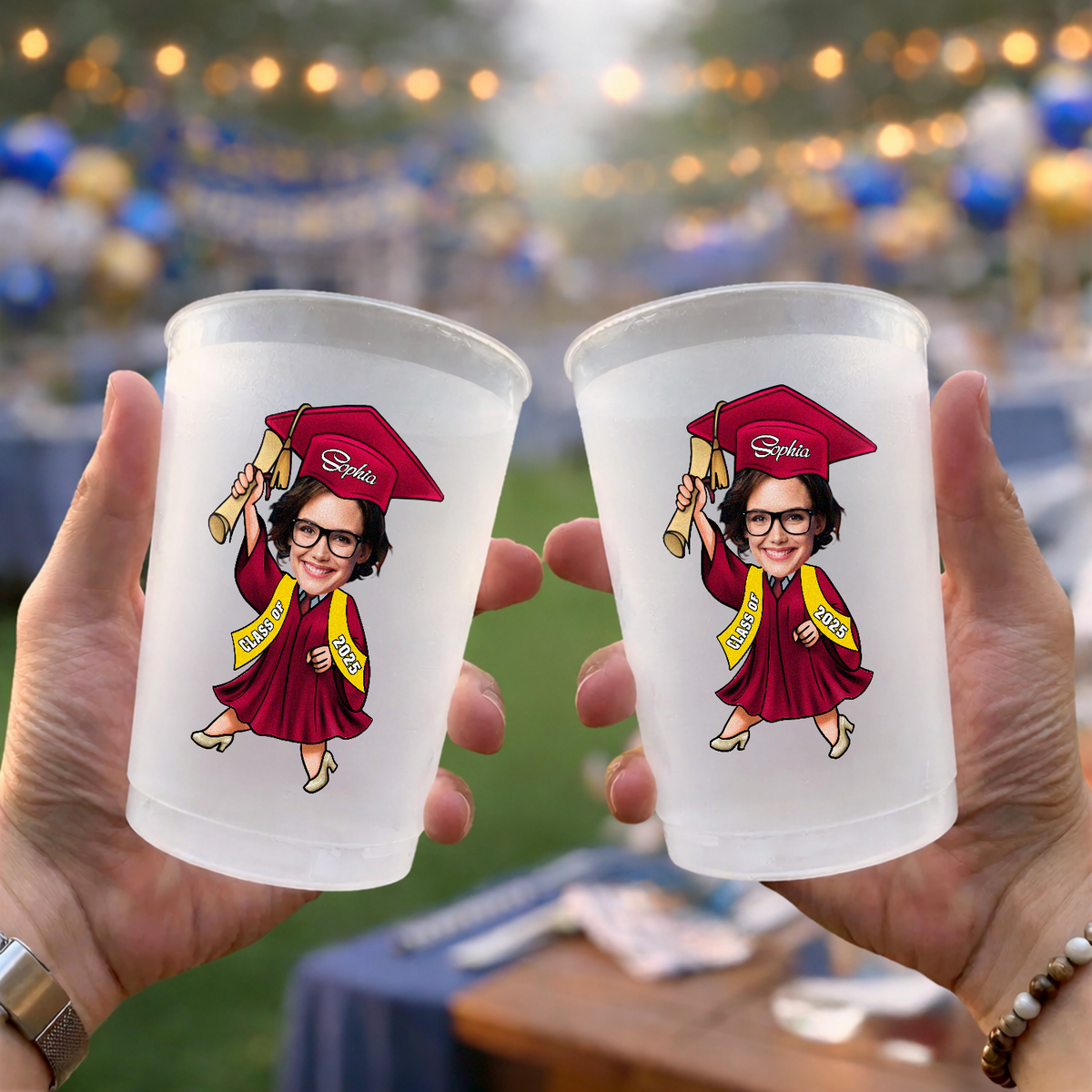 Custom Funny Photo Graduate Personalized Class of 2026 Day Cups CH07 911218