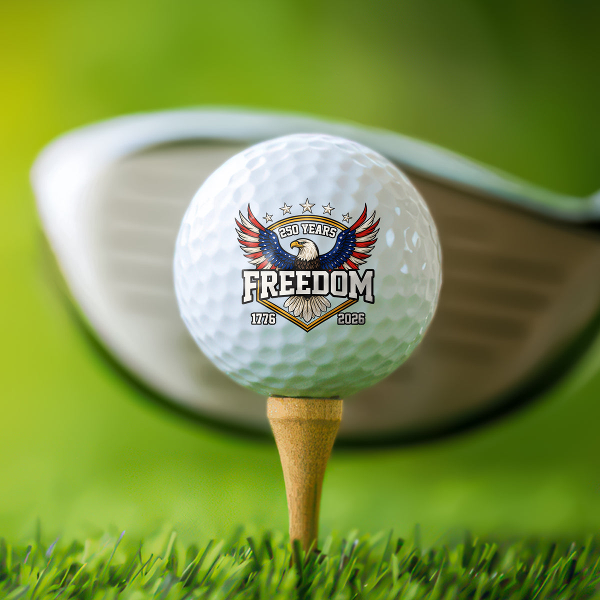 1776 - 2026 250 Years Of Freedom Golf Ball TH10 169257