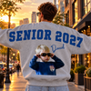 Custom Photo Senior 2027 Shoulder To Shoulder Shirt Graduation Gift CH07 180938