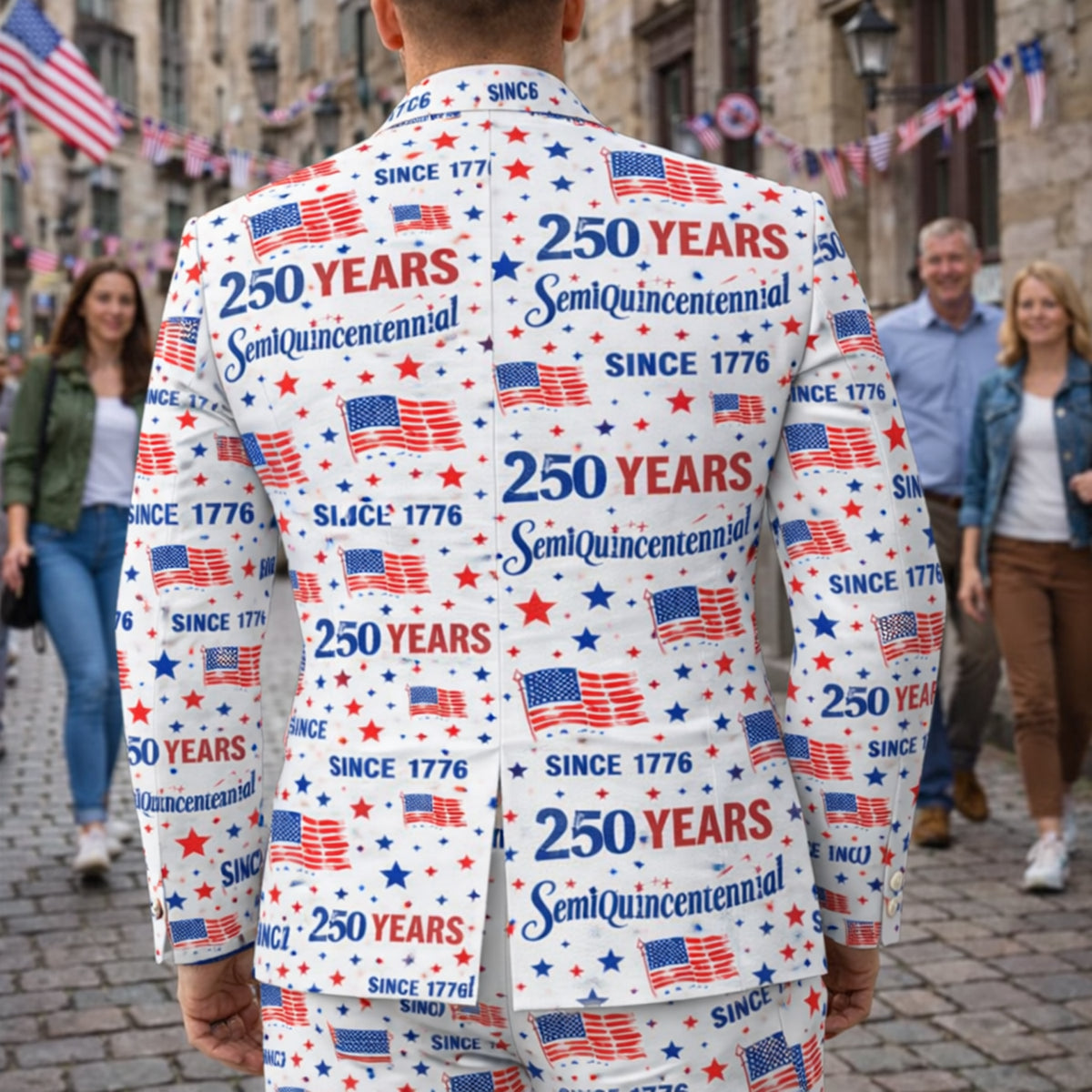 Personalized America 250 Semiquincentennial Men's Suit HO82 901680
