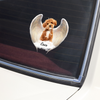 Custom Photo Pet Within Angel Wings Memorial Car Sticker HO82 900984
