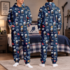 Custom Face Photo With Hockey Sport Onesie Pajamas HO82 903708