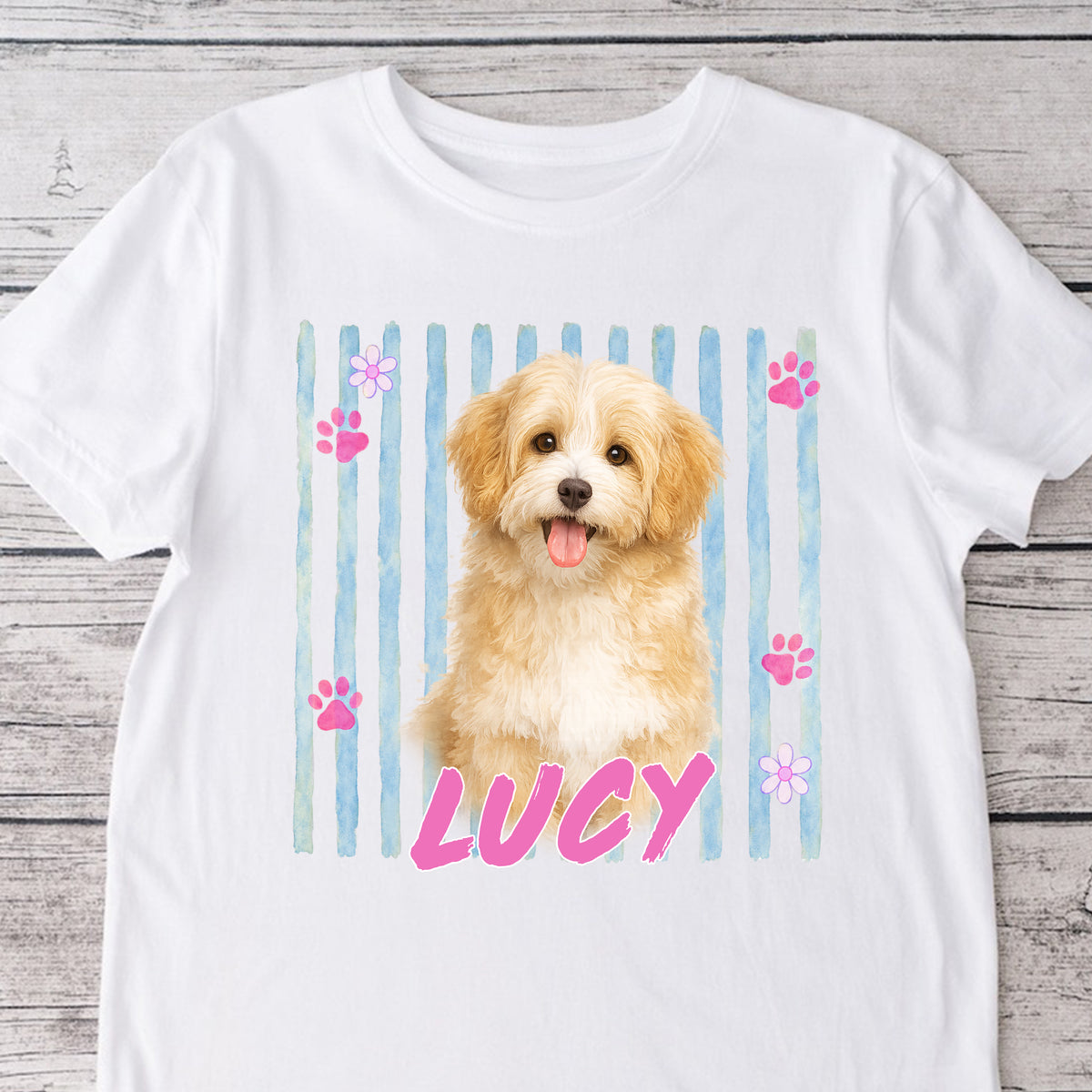 Custom Photo Cute Dog Cat Pet Bright Shirt, Gift For Pet Lovers HA75 921952