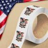 America 250th Anniversary Patriot Eagle Roll Sticker HA75 921084