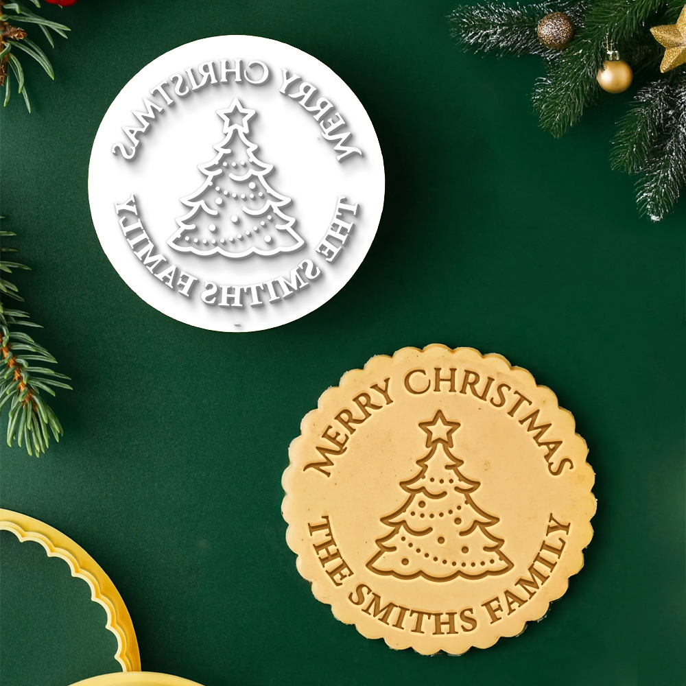 Personalized Merry Christmas Cookie Stamp Gift For Family CH07 899246