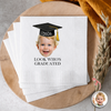 Custom Photo Childhood Look Who's Graduated Napkins - Personalized Graduation Party Decor CH07 911286