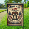 Custom Family Name America 250th Semiquincentennial Garden Flag HO82 901422