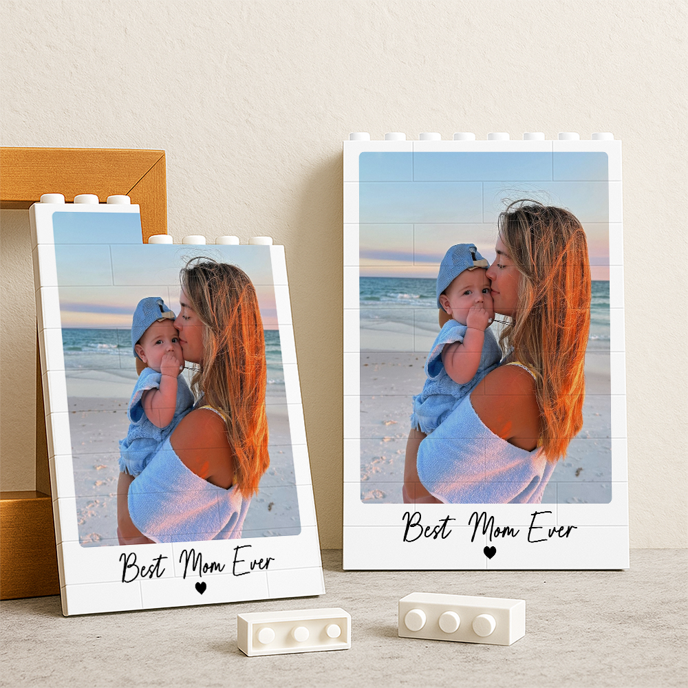 Custom Photo Best Mom Ever Building Brick Blocks CH07 910784