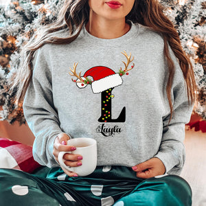 Custom Name Monogrammed Family Christmas Bright Sweatshirt HO82 893022