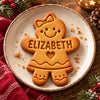 Custom Name Gingerbread Christmas Shaped Cookie Stamp TH10 171495
