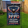 Custom Family Name One Nation Under God America 250th Anniversary Garden Flag LM32 669287
