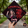 Custom Photo Congrats Graduate Class Of 2026 Glitter Cap Topper HO82 901878