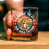 Custom Photo The Man The Myth The Dog Father Rock Glass For Dog Lovers CH07 895656