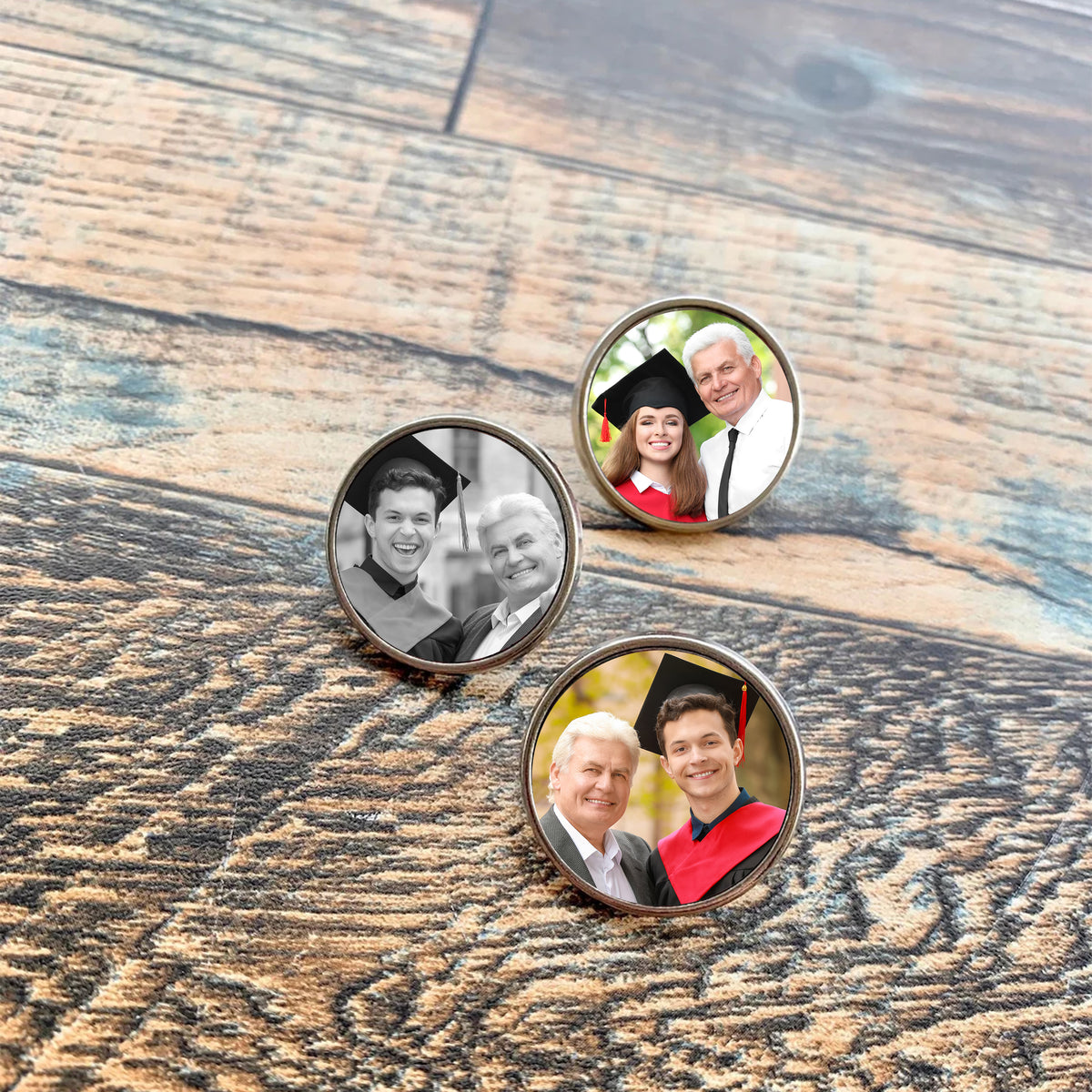Custom Photo In Loving Memory Memorial Lapel Pin - Gift for Graduation Day, Family Memorial Gifts HO82 901860
