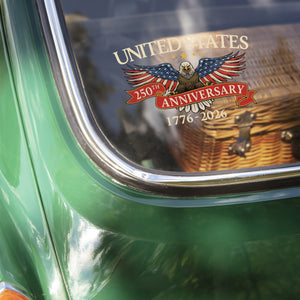 United States 250th Anniversary Patriotic Car Window Decal Sticker CH07 910148