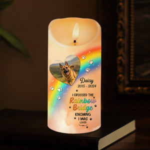 Custom Photo A Piece Of My Heart Miss You Memorial LED Candle HA75 891949