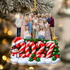 Personalized Family Photo 2026 Candy Cane Christmas Acrylic Ornament HO82 903856