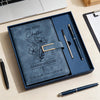 Custom The Next Chapter Journal Engraved Leather Notebook Set With Pen, Graduation Gift LM32 899831