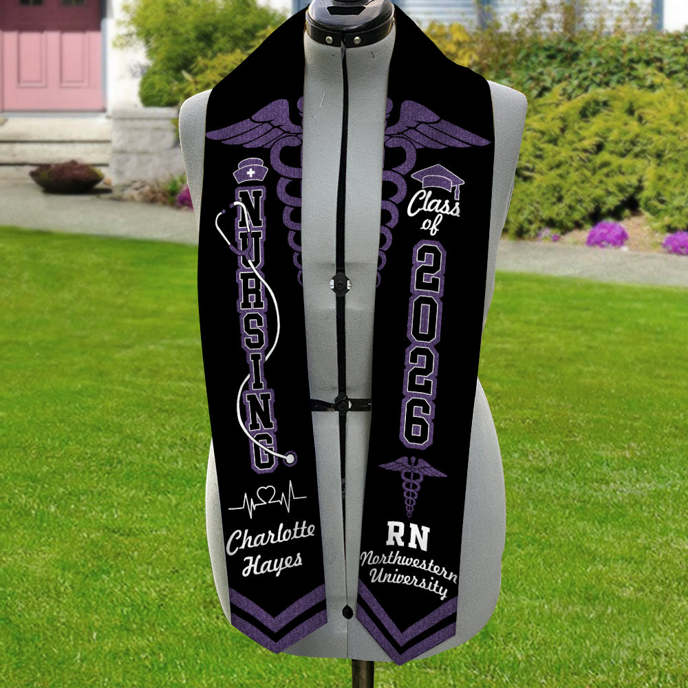 Personalized Nursing Stole Graduate Class Of 2026 HO82 901726
