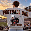 Custom Photo Football Dad Mom Shoulder To Shoulder Shirt CH07 180932