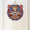 Personalized Family Name 250 Years of Freedom Eagle Door Sign HA75 920920